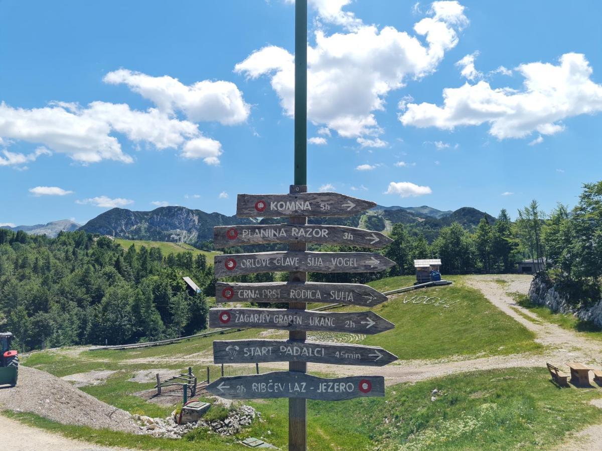 Chalet Burja At Vogel Mountain - Cable Car Access Or Hiking - Not Reachable With Car Bohinj Exteriör bild